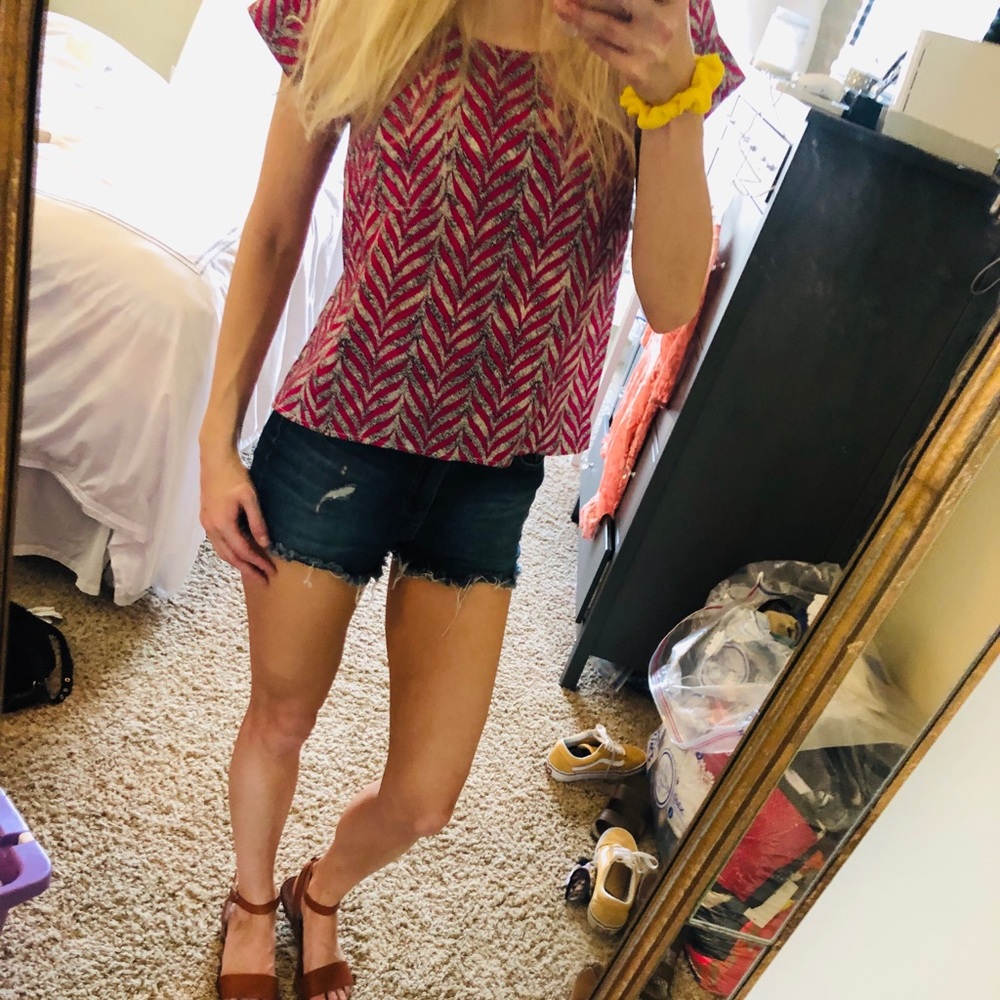 Brightly patterned Pocket Blouse